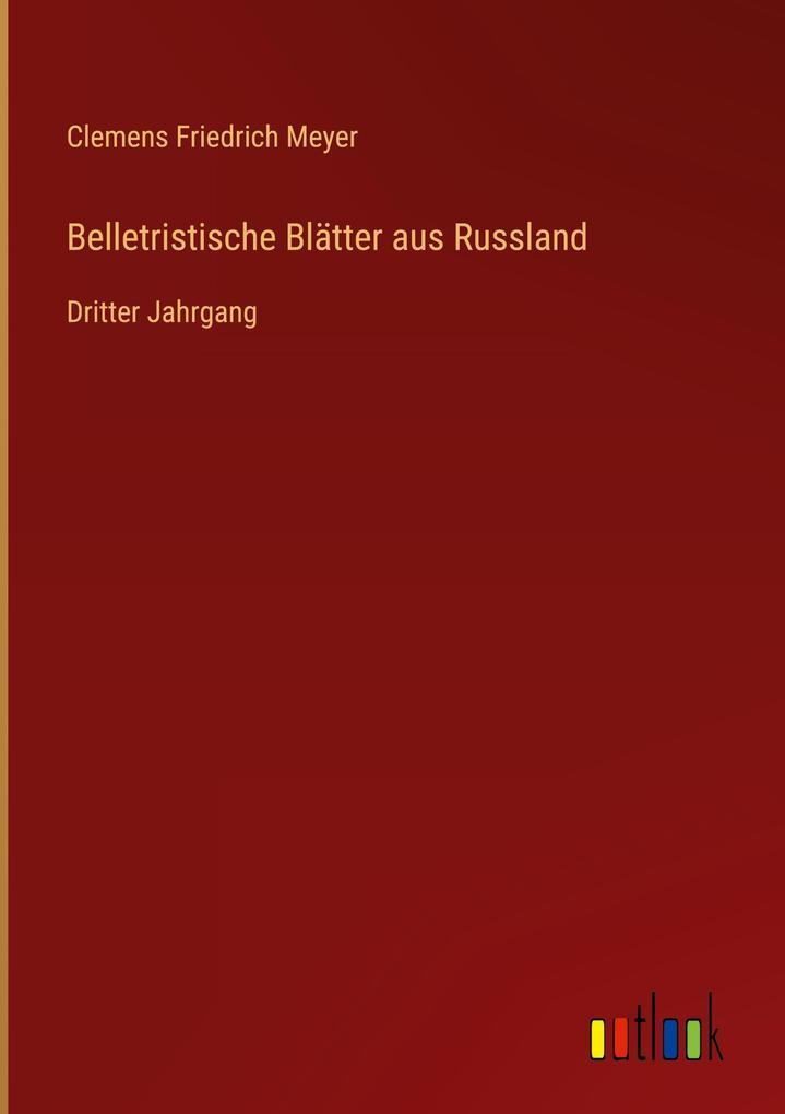 Belletristische Blätter aus Russland