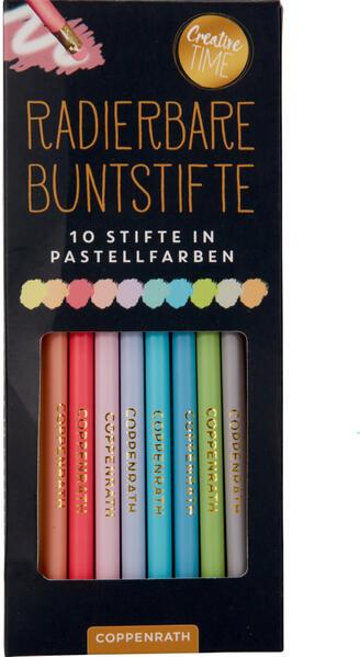 Coppenrath - Creative Time - Radierbare Buntstifte, pastell - Creative Time