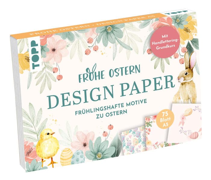 Design Paper Frohe Ostern A5