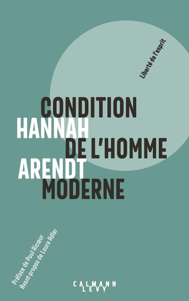 Condition de l'homme moderne - Nouvelle édition 2018