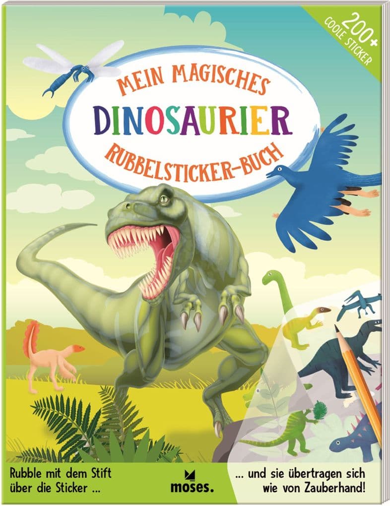 Mein magisches Rubbelsticker-Buch Dinosaurier