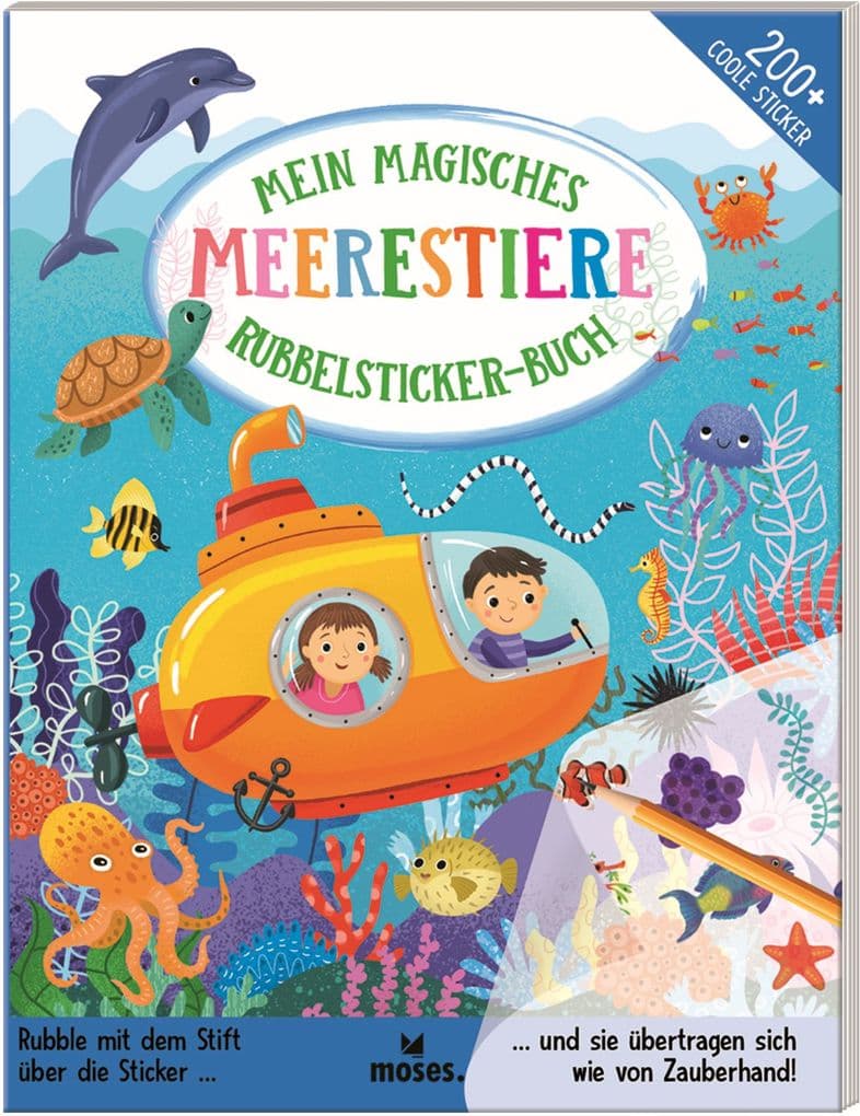 Mein magisches Rubbelsticker-Buch Meerestiere