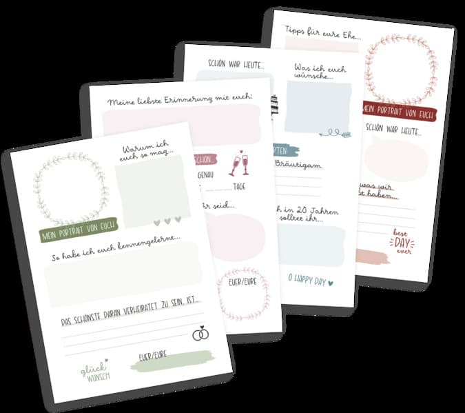 Gästebuch-Karten