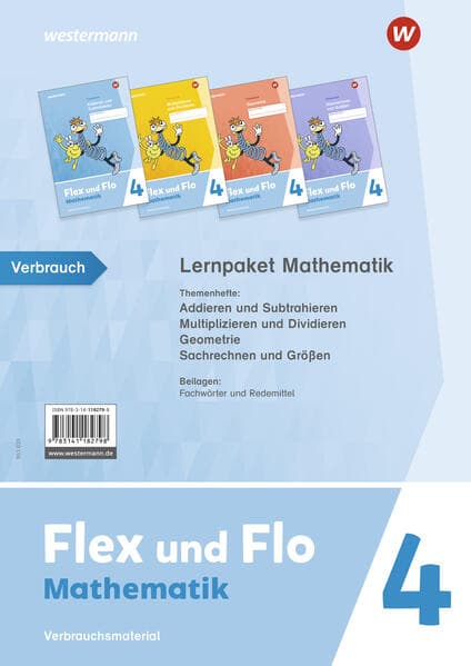 Flex und Flo 4. Lernpaket Mathe (Verbrauch) 2021