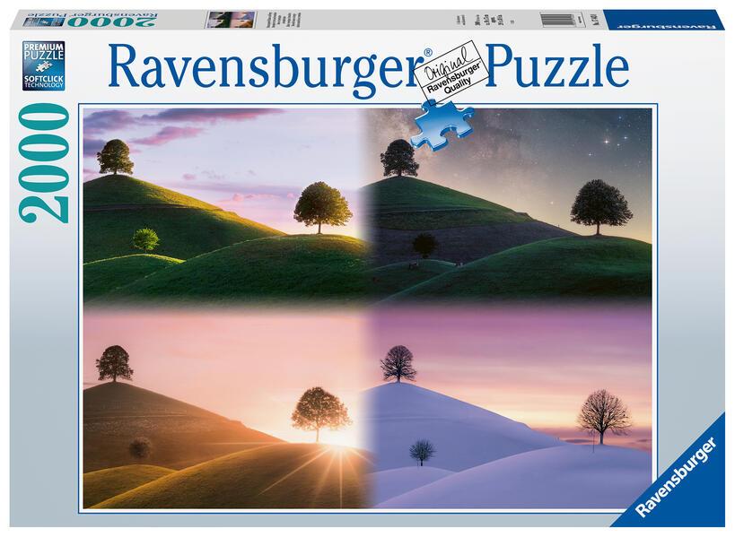 Ravensburger Puzzle 17443 - Stimmungsvolle Bäume und Berge 2000 Teile Puzzle für Erwachsene und Kinder ab 14 Jahren