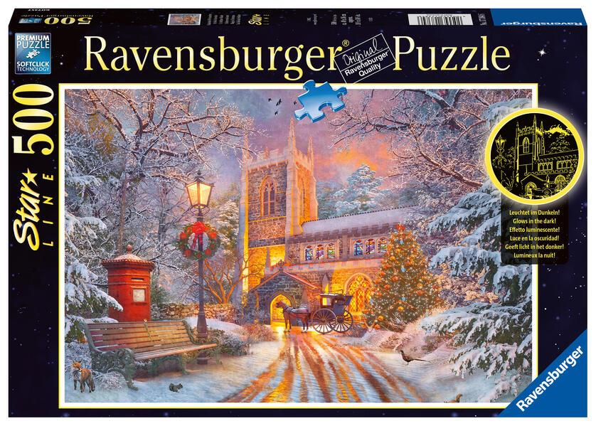 Ravensburger - Funkelnde Weihnachten, 500 Teile