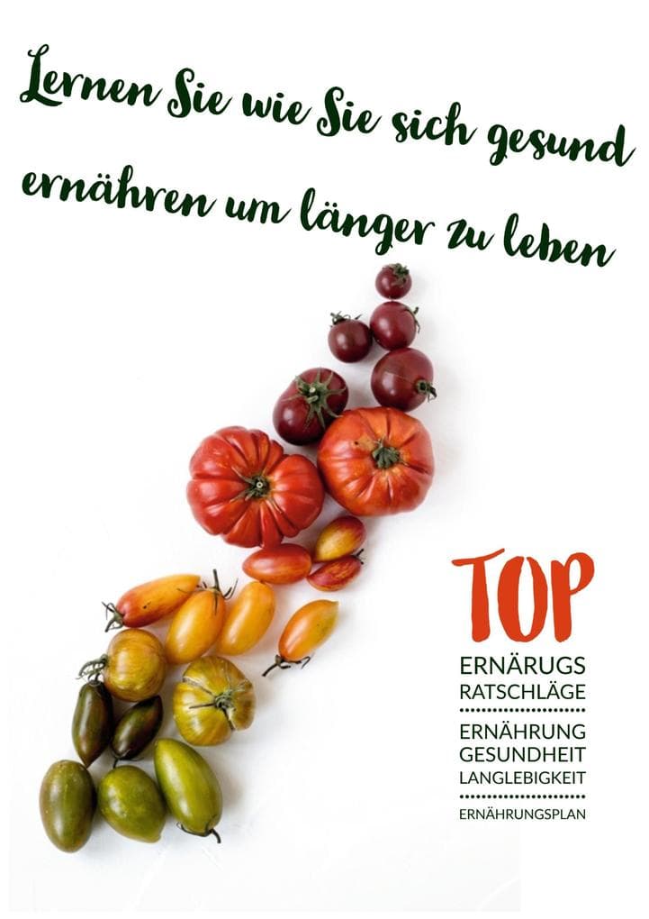 Lernen Sie wie Sie sich gesund ernähren um länger zu leben