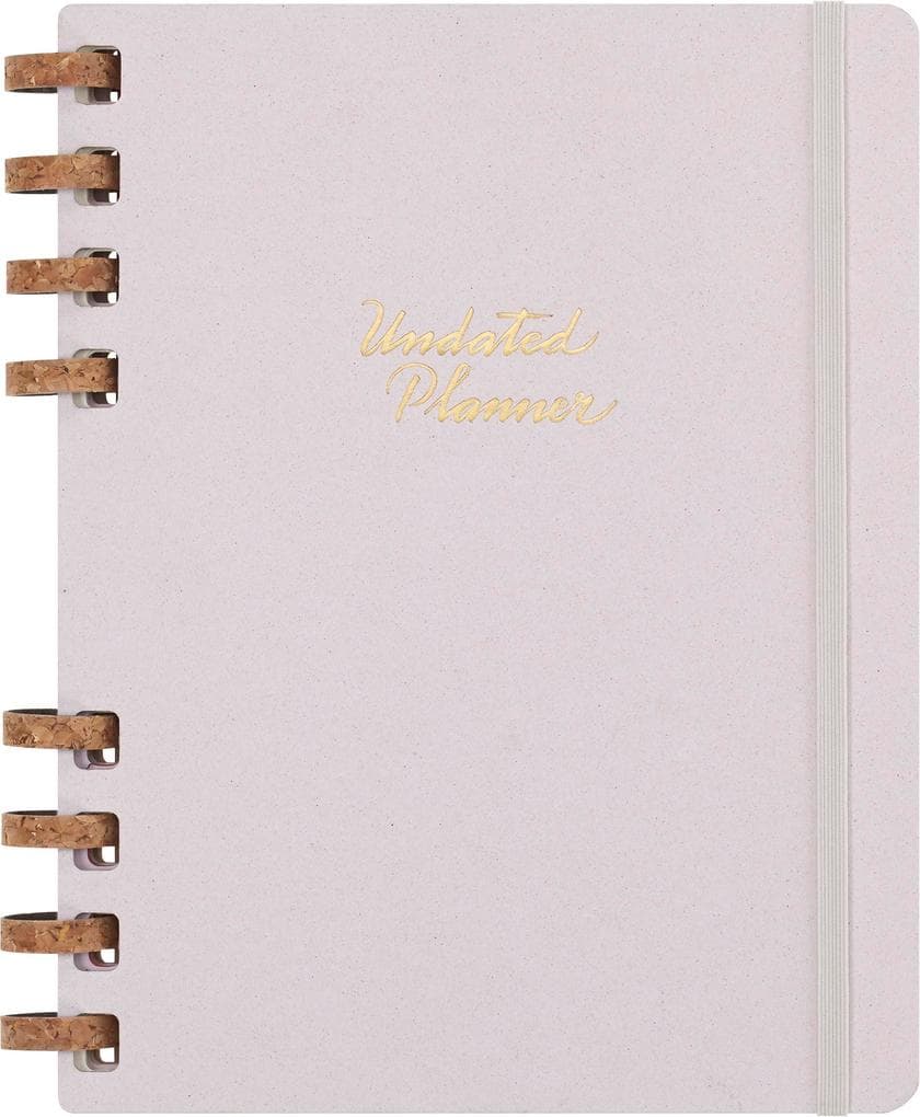 Moleskine Undatierter Life Kalender Mit Spiralbindung, Xl, Wochen-Monatskalender, Fester Einband, Crush Grape