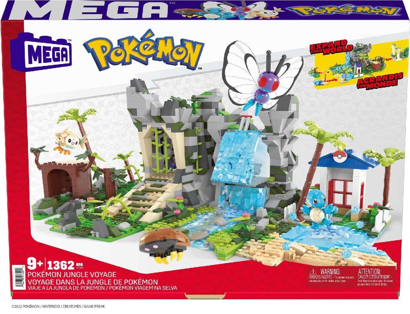 Mega Bloks - Pokémon Dschungel Bauset, Konstruktions-Spielzeug