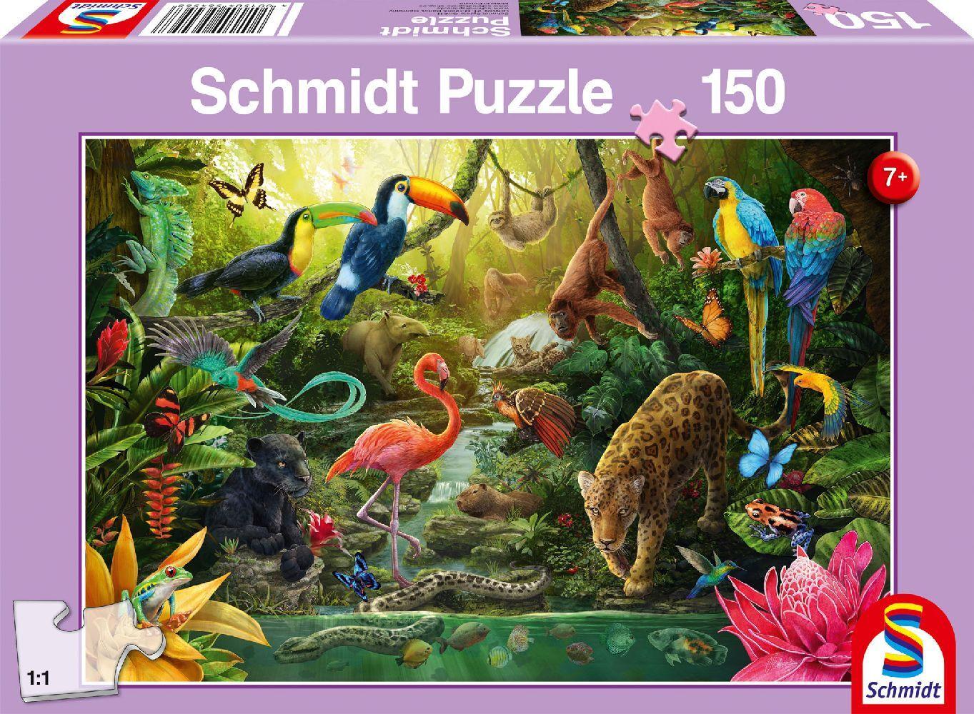Schmidt Spiele - Urwaldbewohner, 150 Teile