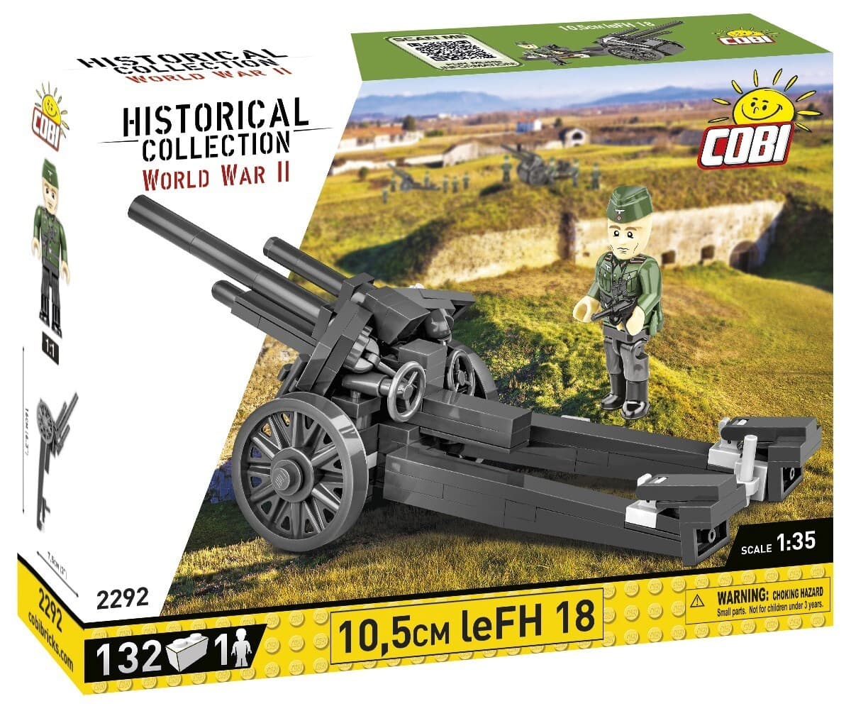 COBI Historical Collection 2292 - 10,5 cm LEFH 18, 132 Klemmbausteine, 1:35