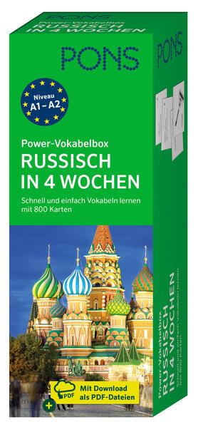 PONS Power-Vokabelbox Russisch in 4 Wochen