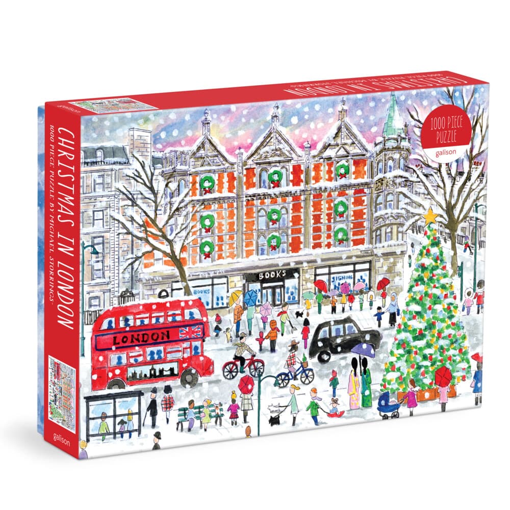 Michael Storrings Christmas in London 1000 Piece Puzzle