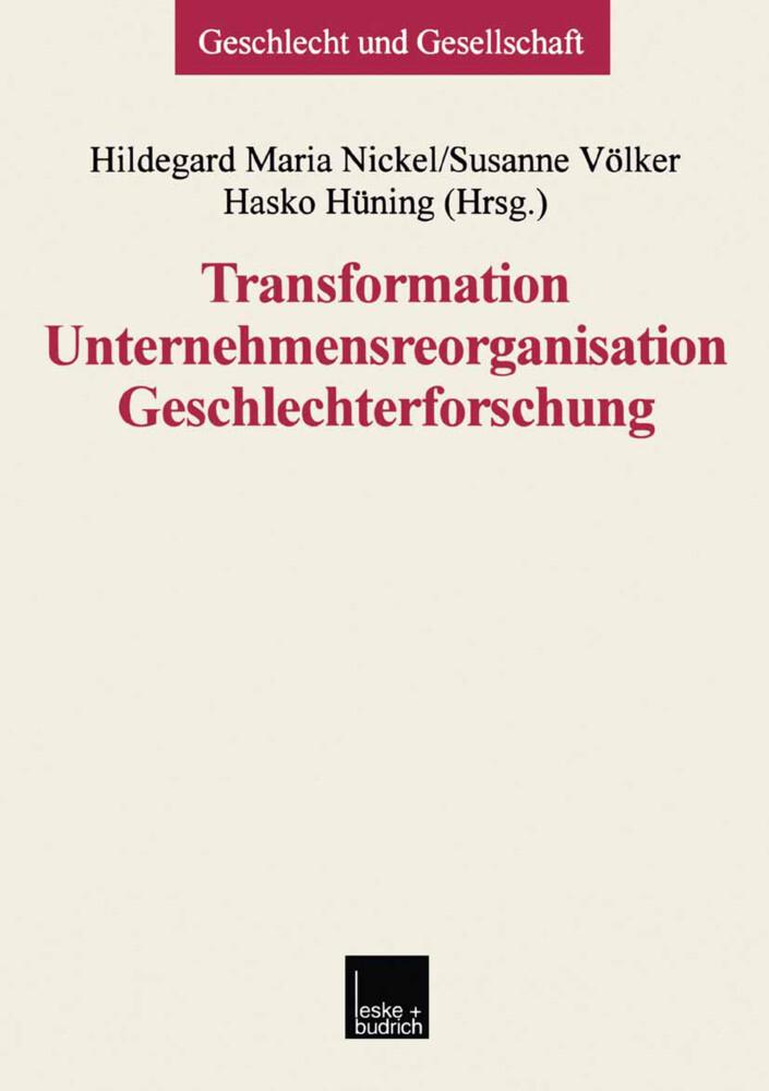 Transformation Unternehmensreorganisation Geschlechterforschung