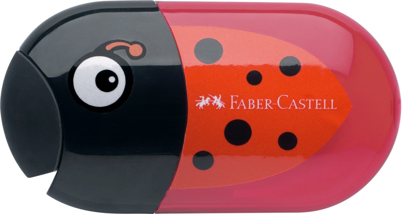 Faber-Castell Doppelanspitzer Käfer, mit Radierer