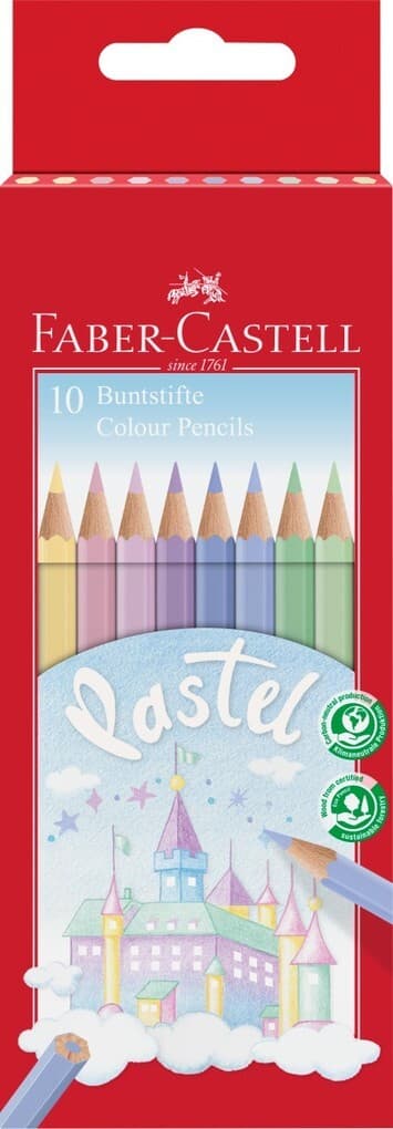 Faber-Castell Buntstifte Classic Colour Pastell 10er Set