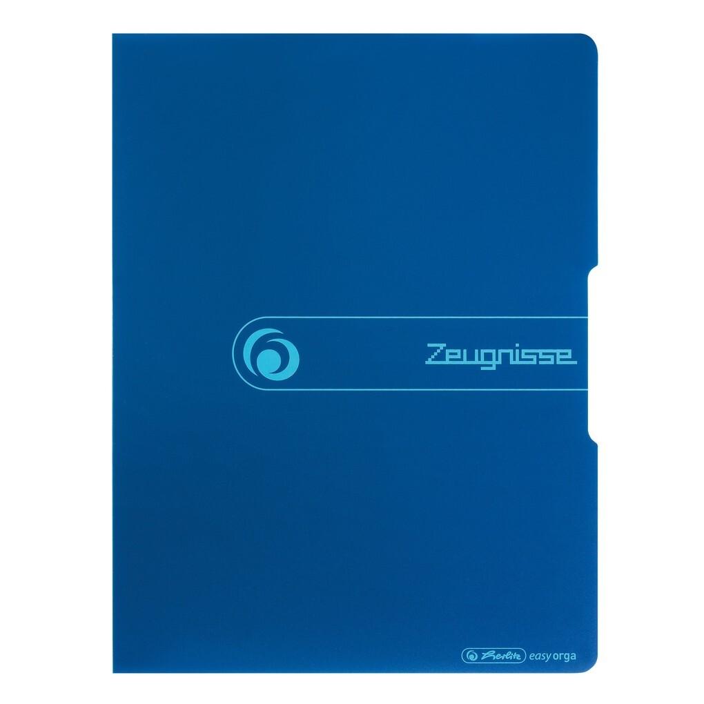 Herlitz Zeugnismappe A4 blau