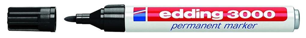 edding 3000 Permanentmarker 1,5-3mm, Rundspitze schwarz