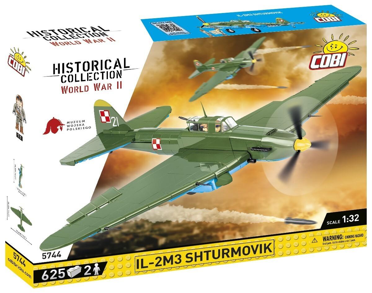 COBI Historical Collection 5744 - Ilyushin II 02 Shturmovik MWP, 643 Klemmbausteine