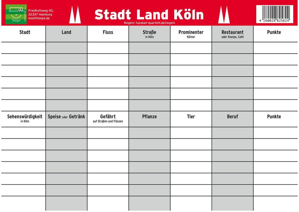 Köln "Stadt Land Köln"