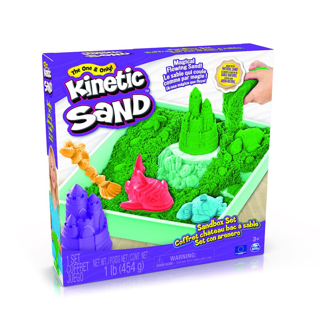 Spin Master - Kinetic Sand - Sand Box Set Grün (454g)