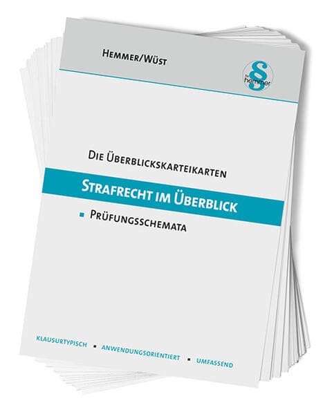 Die Überblickskarteikarten Strafrecht im Überblick