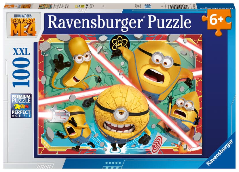 Kinderpuzzle 100 XXL Teile - Minions - Einfach unverbesserliche Zeiten in Sicht