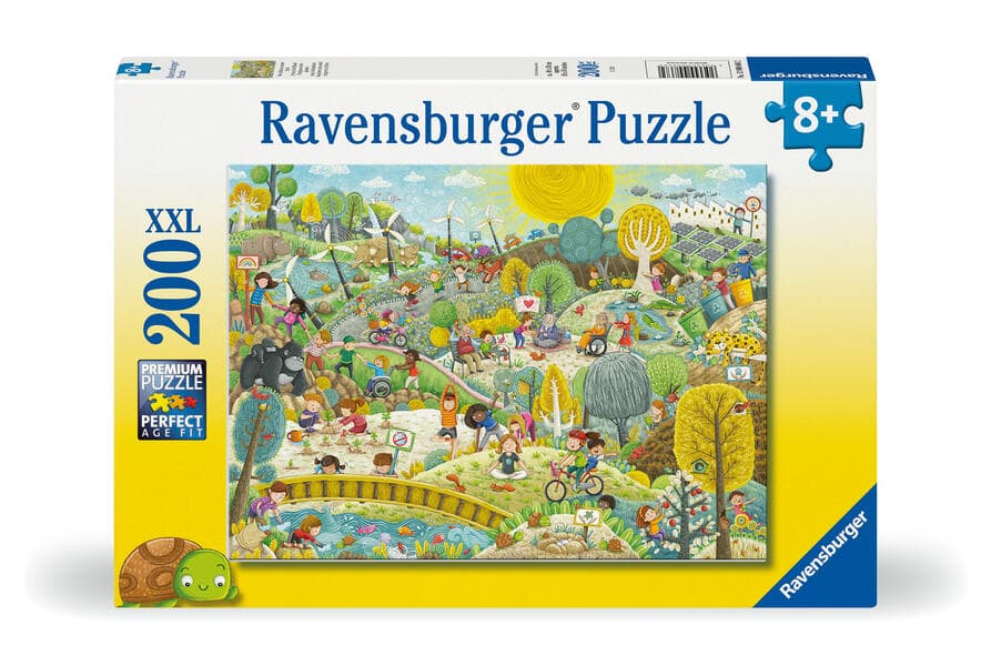 Children's puzzle 200 XXL Teile - Wir schützen unsere Erde!