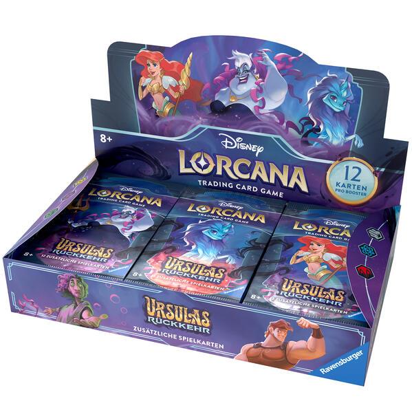 Disney Lorcana Trading Card Game: Ursulas Rückkehr - Booster Display mit 24 Booster Packs (Deutsch)