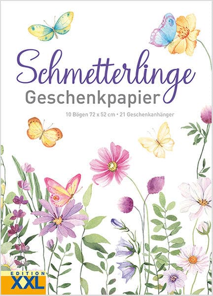 Schmetterlinge - Geschenkpapier