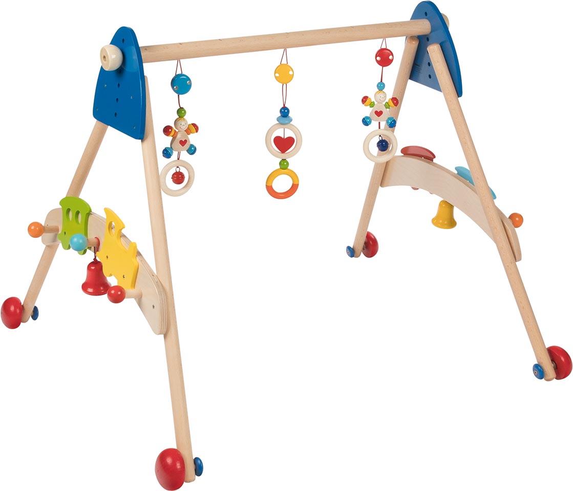 Goki 65318 - Baby-Fit, Greif- und Spieltrainer, Lauflernhilfe Zug