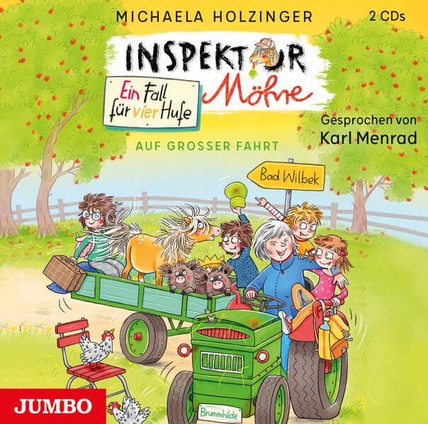 Inspektor Möhre. Ein Fall für vier Hufe. Auf großer Fahrt, 2 Audio-CD