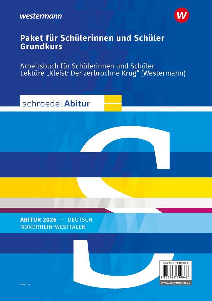 Schroedel Abitur. Paket für Schülerinnen und Schüler zum Abitur 2026 Grundkurs. Für Nordrhein-Westfalen