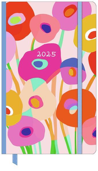 DUMONT - Dominique Vari Blossom 2025 Wochen-Notizkalender, 13x21cm, Taschenkalender mit Verschlussba