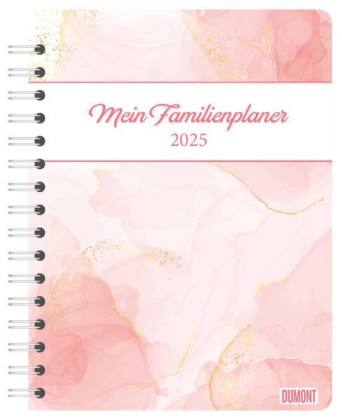 DUMONT - Colour 2025 Familienplaner-Buch, 17,5x23,1cm, Planer mit stabilem Schutzcover und 80 Notizkarten zum Heraustrennen, mit Haushaltstipps und vielen Sonderseiten