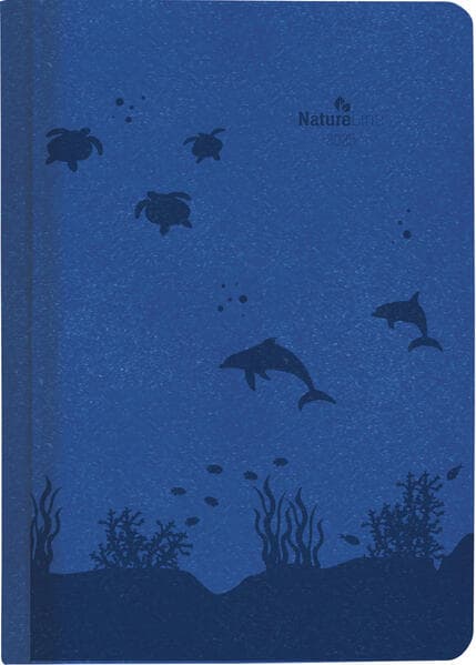 Alpha Edition - Buchkalender Nature Line Ocean 2025 Taschenkalender, 15x21cm, Kalender mit 416 Seite