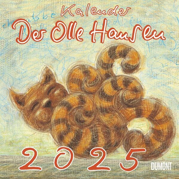 DUMONT - Der Olle Hansen 2025 Broschürenkalender, 30x30cm, Wandkalender mit Gedichten und deutschem