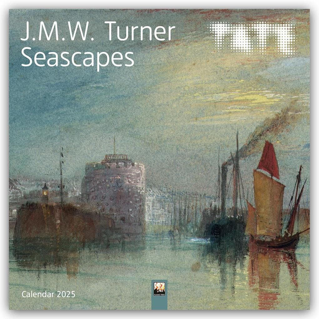 Tate: J.M.W. Turner Seascapes Wall Calendar 2025 (Art Calendar)