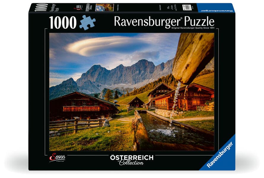 Ravensburger Puzzle 12000595 - Neustattalm am Dachstein - 1000 Teile Puzzle für Erwachsene und Kinder ab 14 Jahren