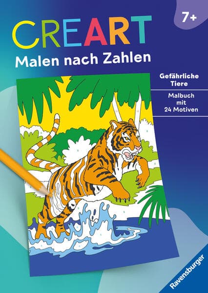 CreArt Malen nach Zahlen - Gefährliche Tiere