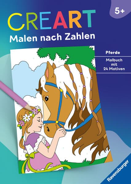 CreArt Malen nach Zahlen - Pferde