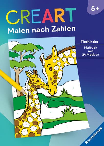 CreArt Malen nach Zahlen - Tierkinder