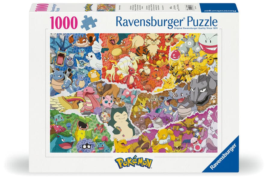 Erwachsenenpuzzle 1000 Teile - Pokémon Adventure