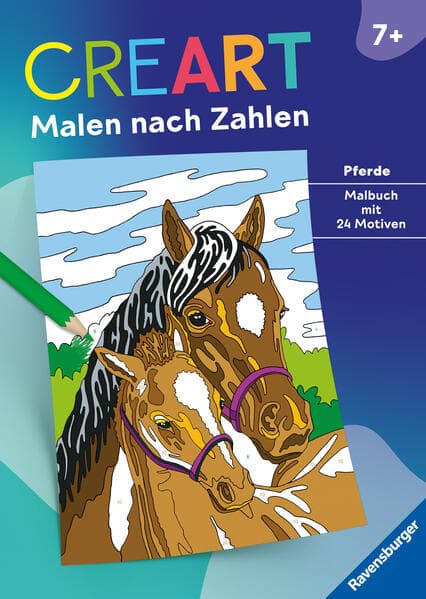 CreArt Malen nach Zahlen - Pferde