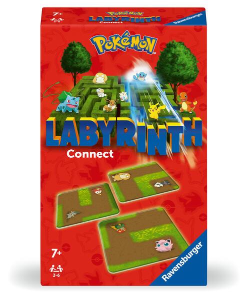 Pokémon Labyrinth Connect - Reisespiel ab 7 Jahre