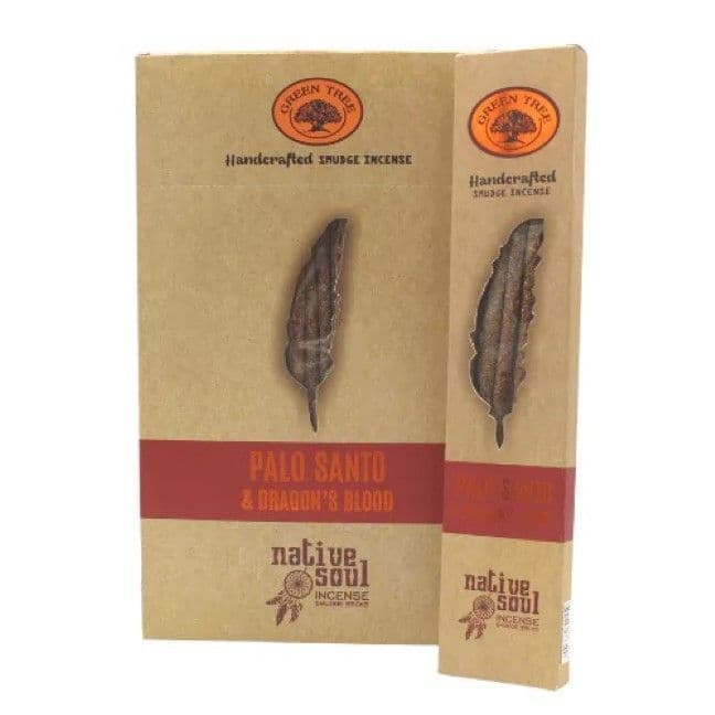Räucherstäbchen Green Tree Native Soul Smudge "Palo Santo & Dragon's Blood" 15gr. (8 Sticks)