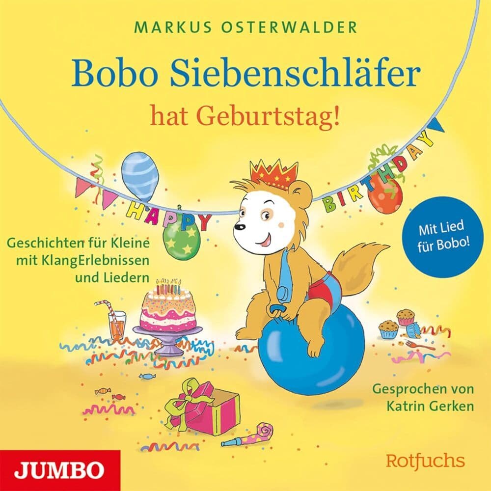 Bobo Siebenschläfer hat Geburtstag! (Geschichten F, 1 Audio-CD