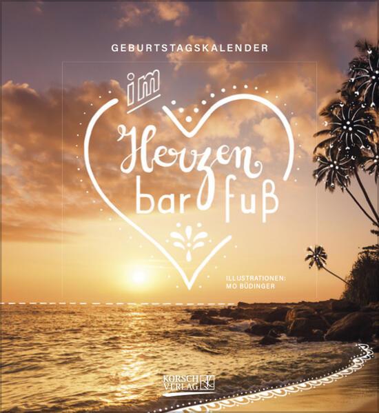 Geburtstagskalender Im herzen barfuß