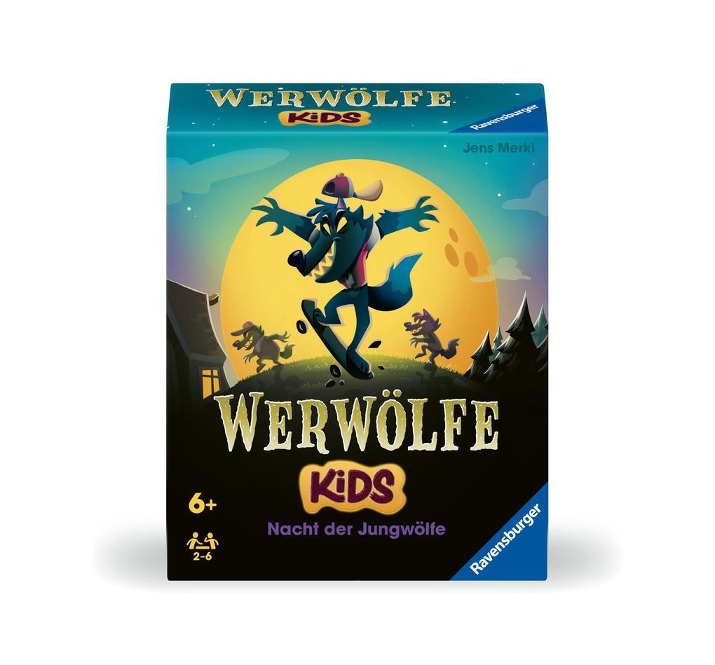 Ravensburger 22692 Werwölfe - Nacht der Jungwölfe, erstes Werwölfe-Spiel für Kinder ab 6 Jahren für 2 bis 6 Spieler