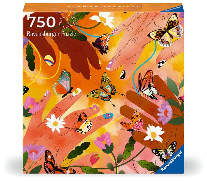 Adult puzzle 750 Teile - Blumen Festival